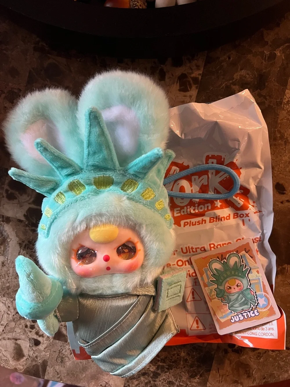 Baby Three Limited Edition “New York” collectable plushy number 0951 out of 2000